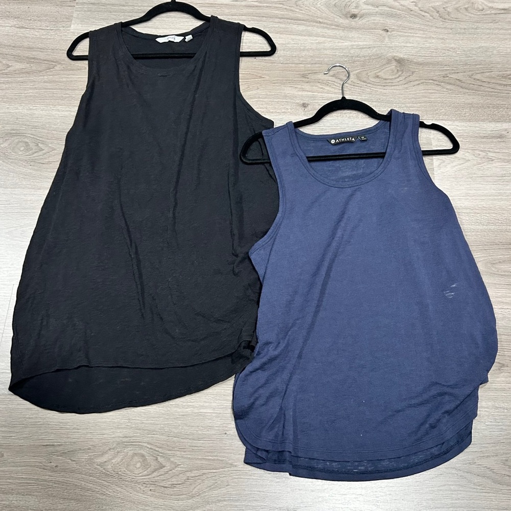 Athleta Relaxed Athletic Tank Tops O21